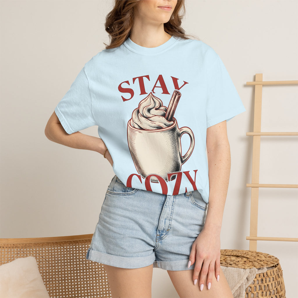 Coffee Mug Shirt Coffee Holiday Gift Women Classic Tee Mug T-Shirt Coffee Fan Vintage Tshirt Christmas Graphic Cartoon Cinnamon Bark Tshirt