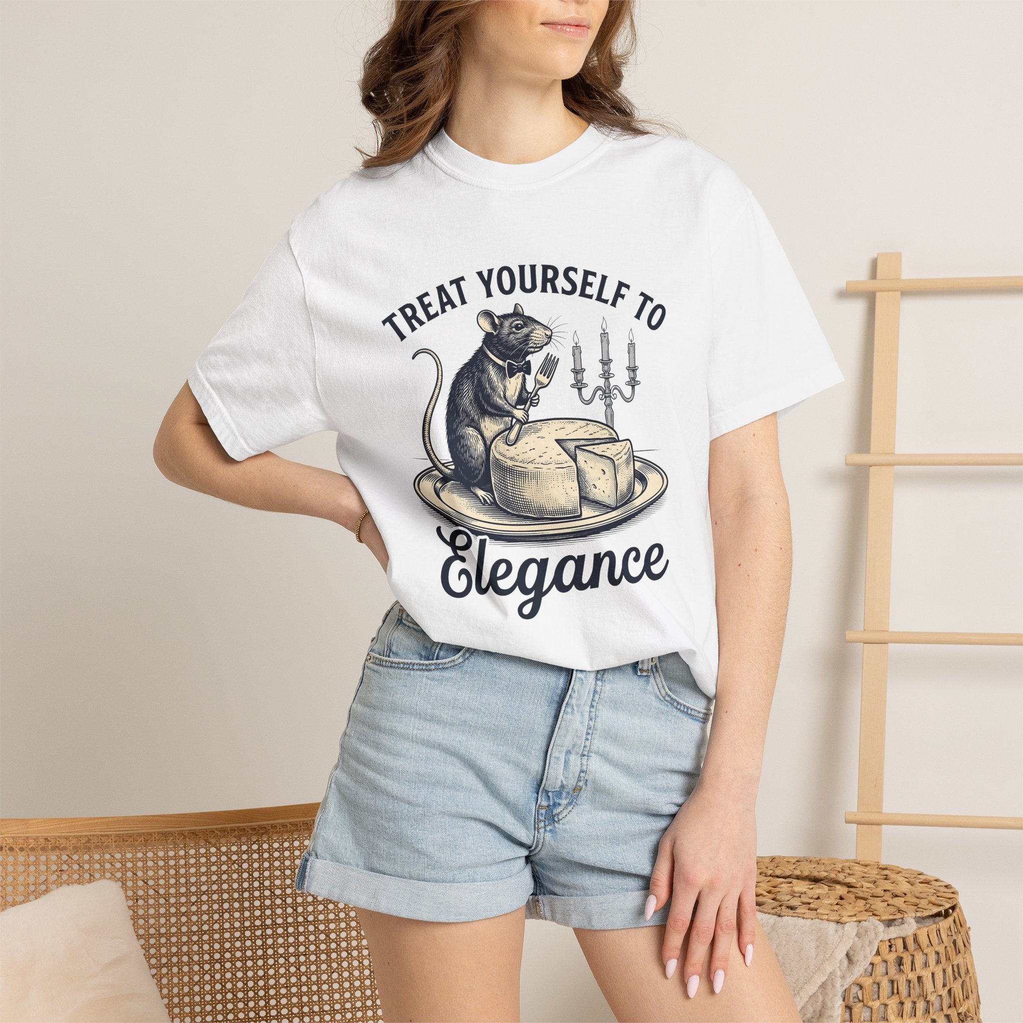 Rodent Gouda Shirt Funny Pets Gift Women Classic Tee Cheese T-Shirt Humor Fan Vintage Tshirt Animal Graphic Cartoon Chandelier Tshirt
