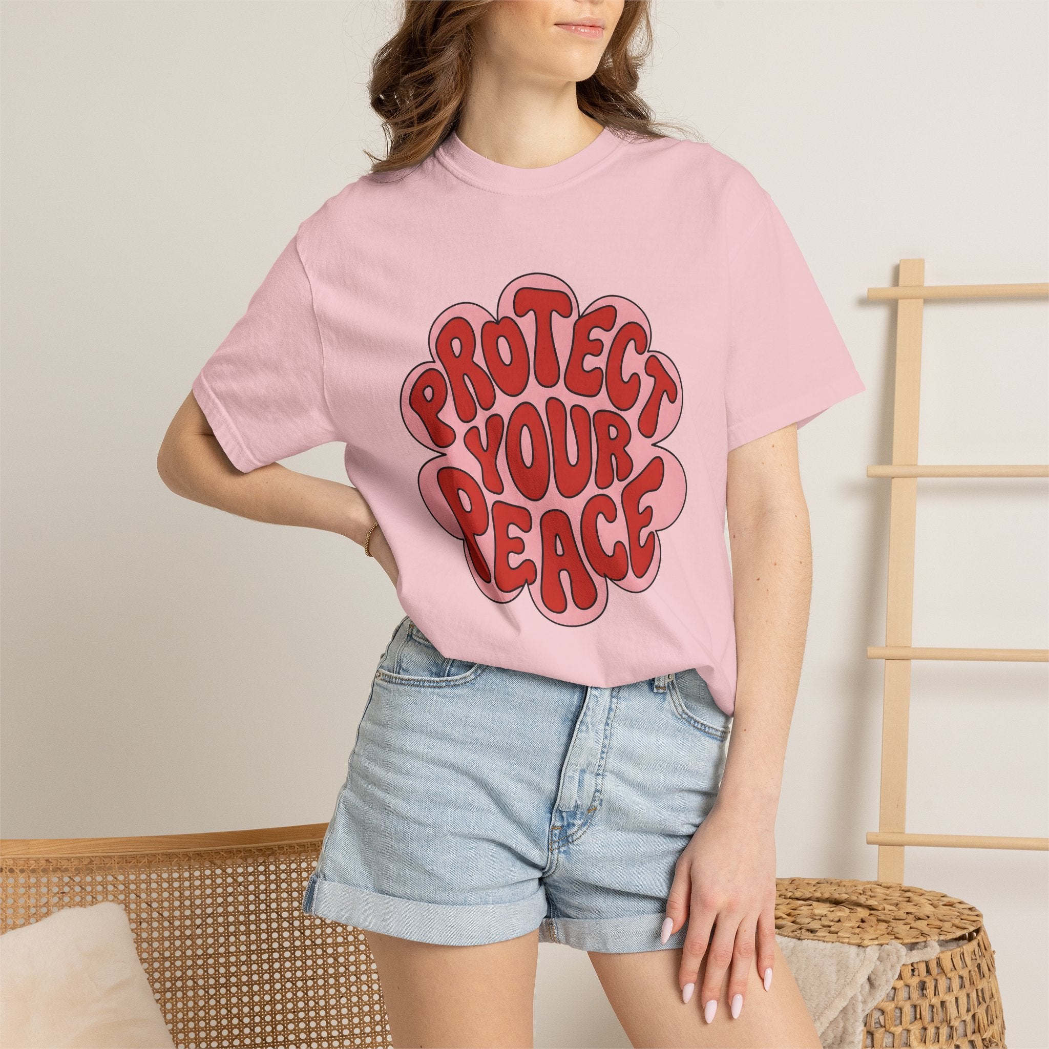 Flower Print Shirt Cute Uplifting Gift Women Bohemian Tee Floral T-Shirt Adorable Fan Hippie Tshirt Inspirational Graphic Old School Light