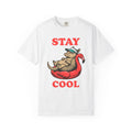 Armadillo Float Shirt Cowgirl Summer Gift Women Cartoon Tee Armadillo T-Shirt Rodeo Fan Comic Tshirt Vacation Graphic Retro Flamingo Tshirt