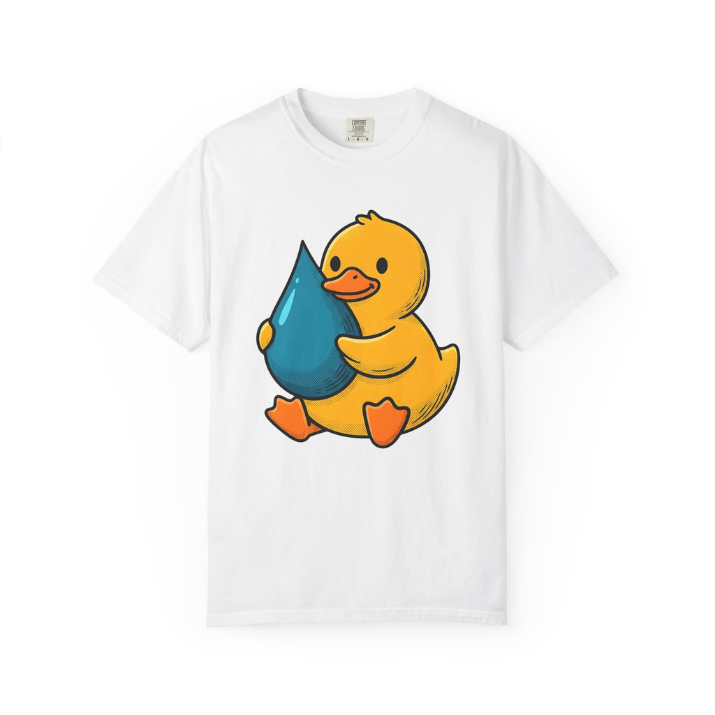 Rubber Duck Shirt St. Valentine's Day Wildlife Gift Women Comic Tee Bath Toy T-Shirt Valentines Fan Cartoon Tshirt Animal Graphic Minimalist