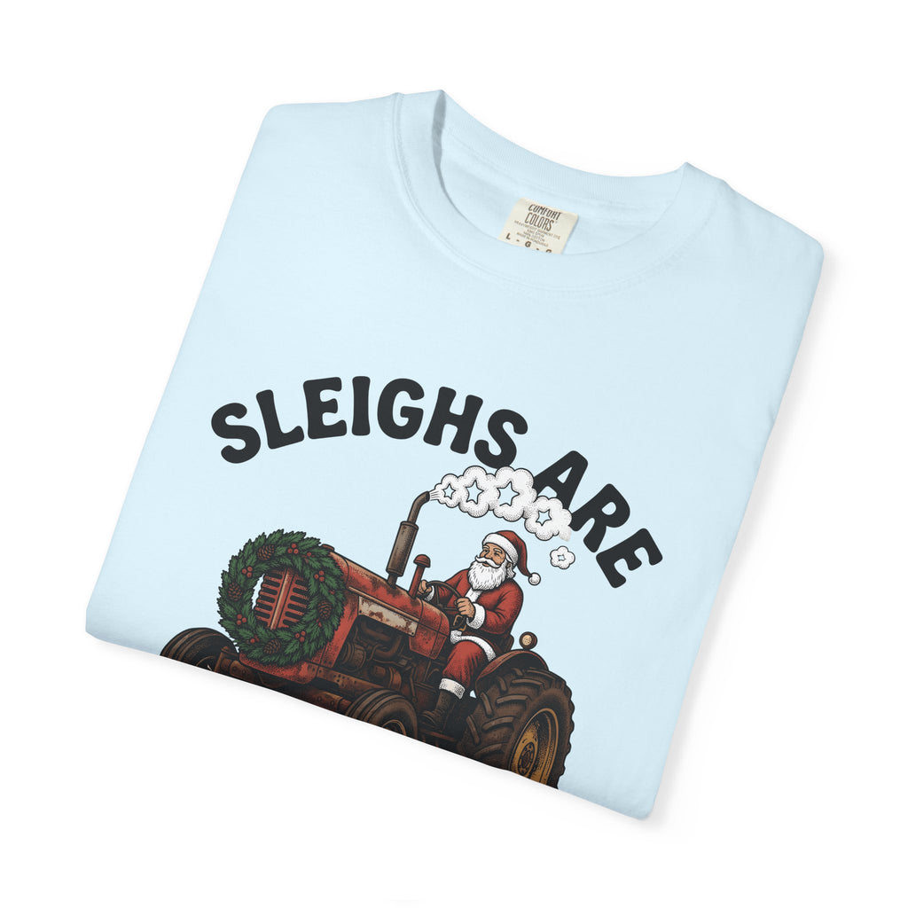 Santa Tractor Shirt Christmas Farming Gift Women Vintage Tee Christmas Tree Tractor T-Shirt Holiday Fan Retro Tshirt Agricultural Graphic