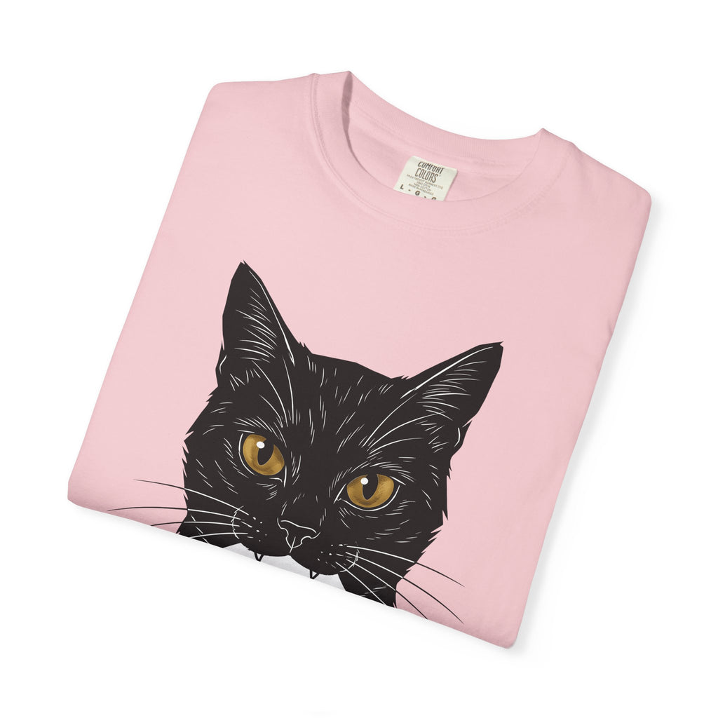 Black Kitty Shirt Cat Casino Gift Women Digital Tee Cat T-Shirt Cat Fan Pixel Tshirt Gambling Graphic Retro Card Tshirt