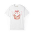 Flower Cluster Shirt Easter Bloom Gift Women Painterly Tee Bouquet T-Shirt Easter Fan Floral Tshirt Blossom Graphic Classic Pink Tie Tshirt