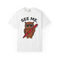 Owl Sun Glasses Shirt Teachers Learning Gift Women Hand Drawn Tee Owl T-Shirt Educator Enthusiast Illustrated Design Educational Graphic