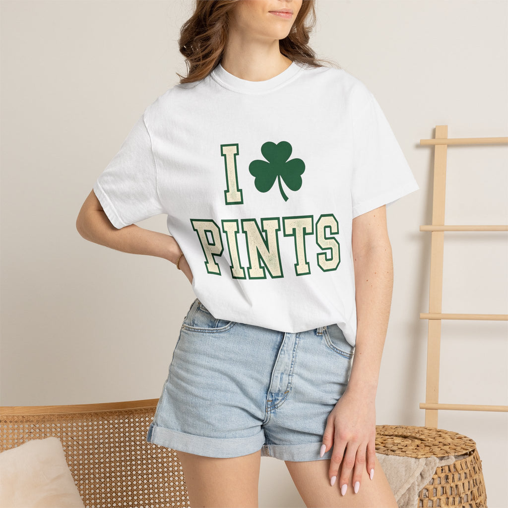 Shamrock Illustration Shirt St Patrick's Day Spirits Gift Women Antique Tee Clover T-Shirt Alcohol Fan Vintage Tshirt Liquor Graphic