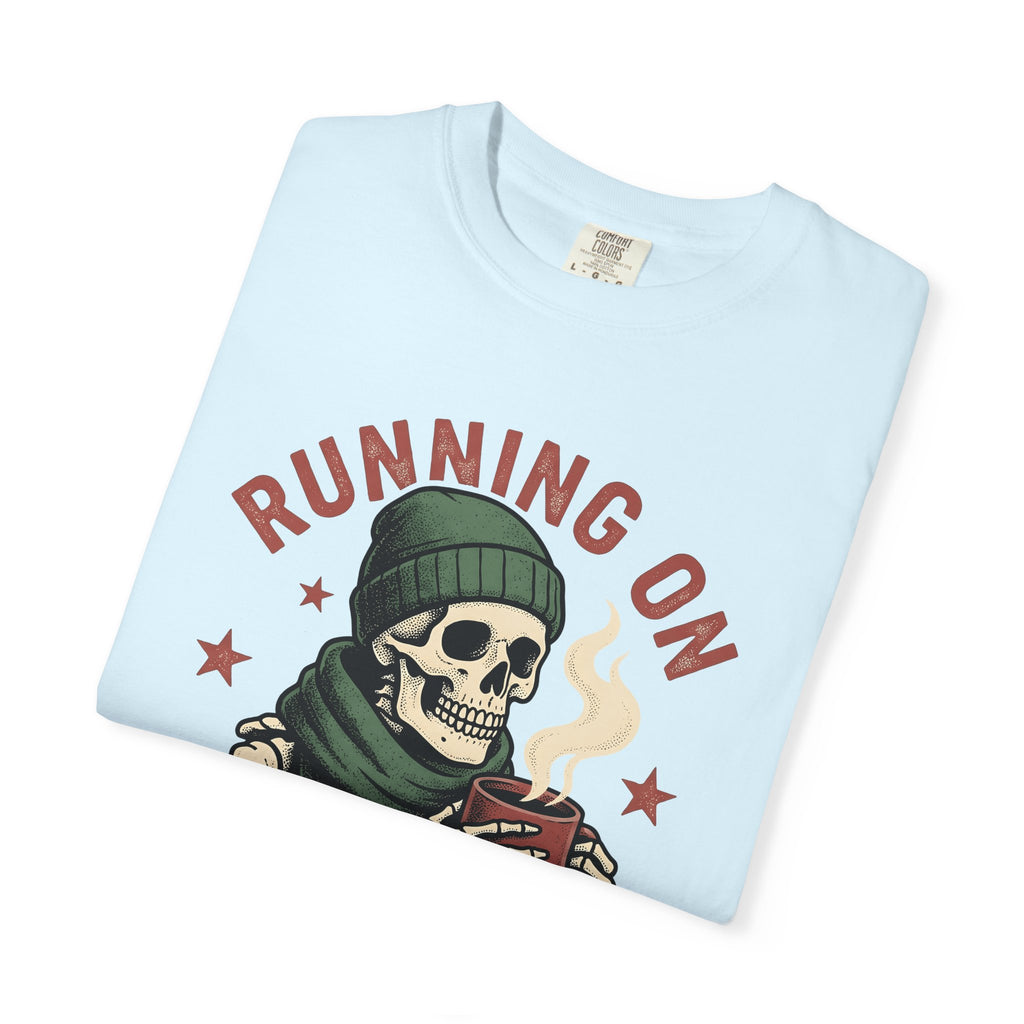 Skeleton Hot Cocoa Shirt Christmas Humor Gift Women Vintage Tee Hot Chocolate T-Shirt Xmas Fan Distressed Graphic Tshirt Retro Beanie Tshirt