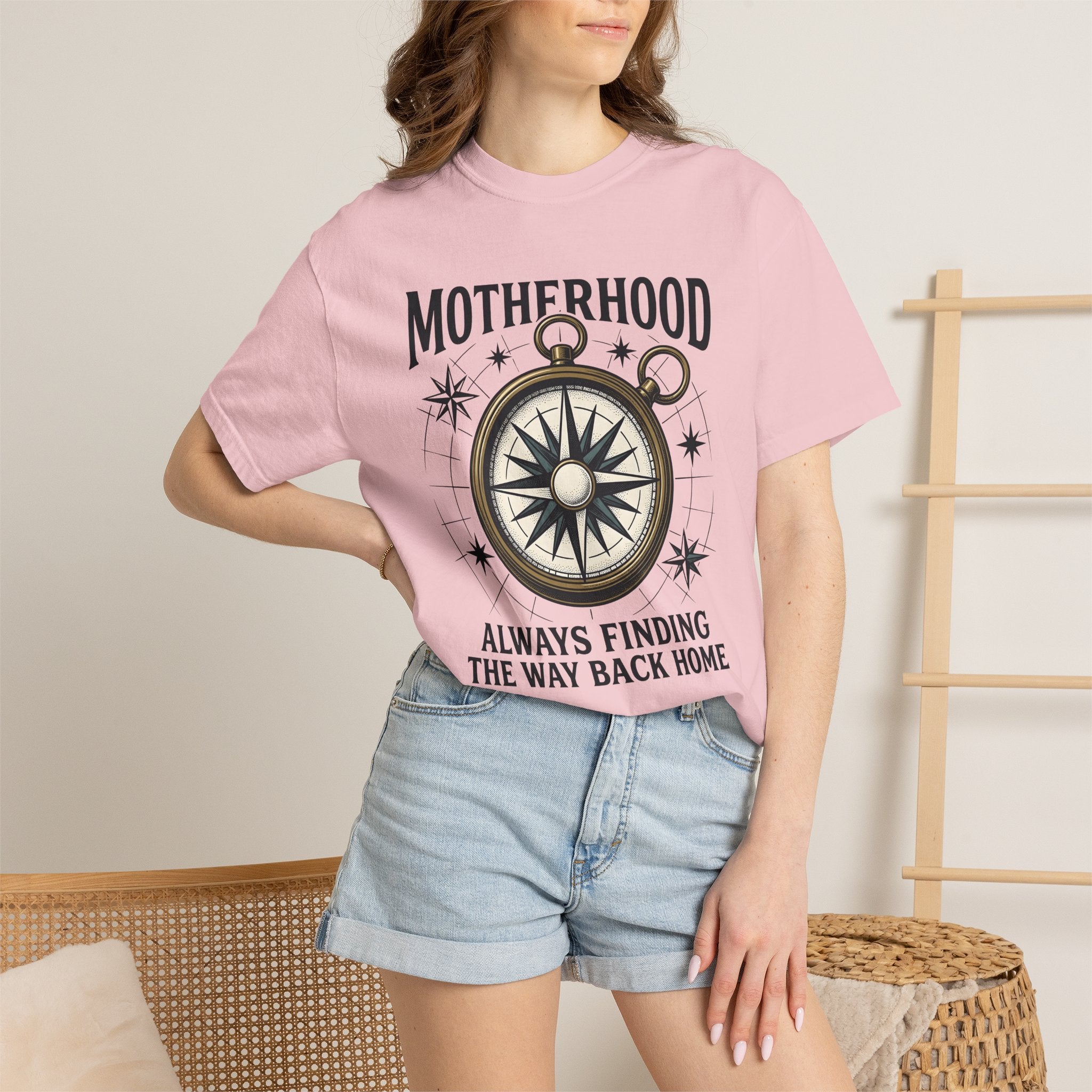 Compass Design Shirt Mom Relatives Gift Women Antique Tee Navigation T-Shirt Mother Fan Vintage Tshirt Family Graphic Doodle Nautical Star