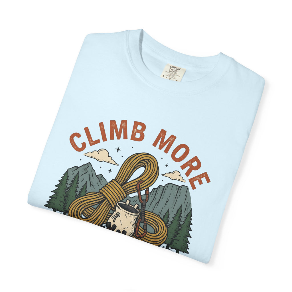 Mountaineering Gear Shirt Climbing Nature Gift Women Travel Tee Climbing Equipment T-Shirt Mountaineer Enthusiast Adventure Tshirt