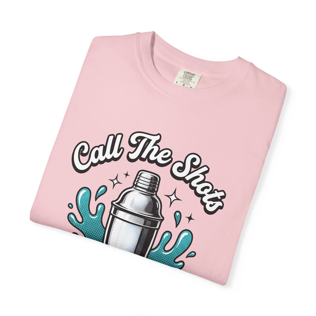Drink Shaker Shirt Funny Mixology Gift Women Graphic Tee Cocktail Shaker T-Shirt Humor Fan Typography Tshirt Bartending Graphic Design