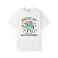 Tennis Ball Mascot Shirt Sports Inspiration Gift Women Chibi Tee Tennis Ball T-Shirt Athlete Fan Cartoon Tshirt Motivational Graphic Old