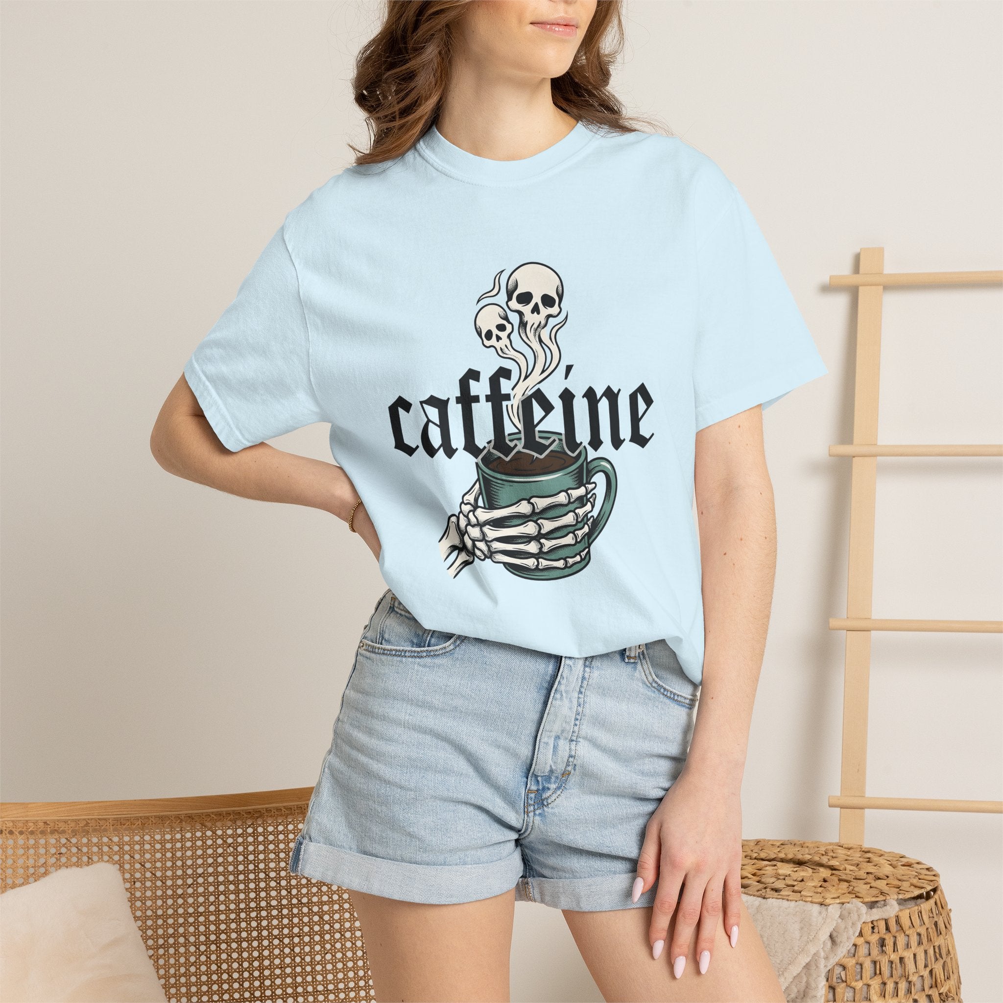 Skull Hand Coffee Mug Shirt Coffee Horror Gift Women Spooky Tee Coffee Mug T-Shirt Coffee Fan Horror Tshirt Macabre Graphic Retro Skull
