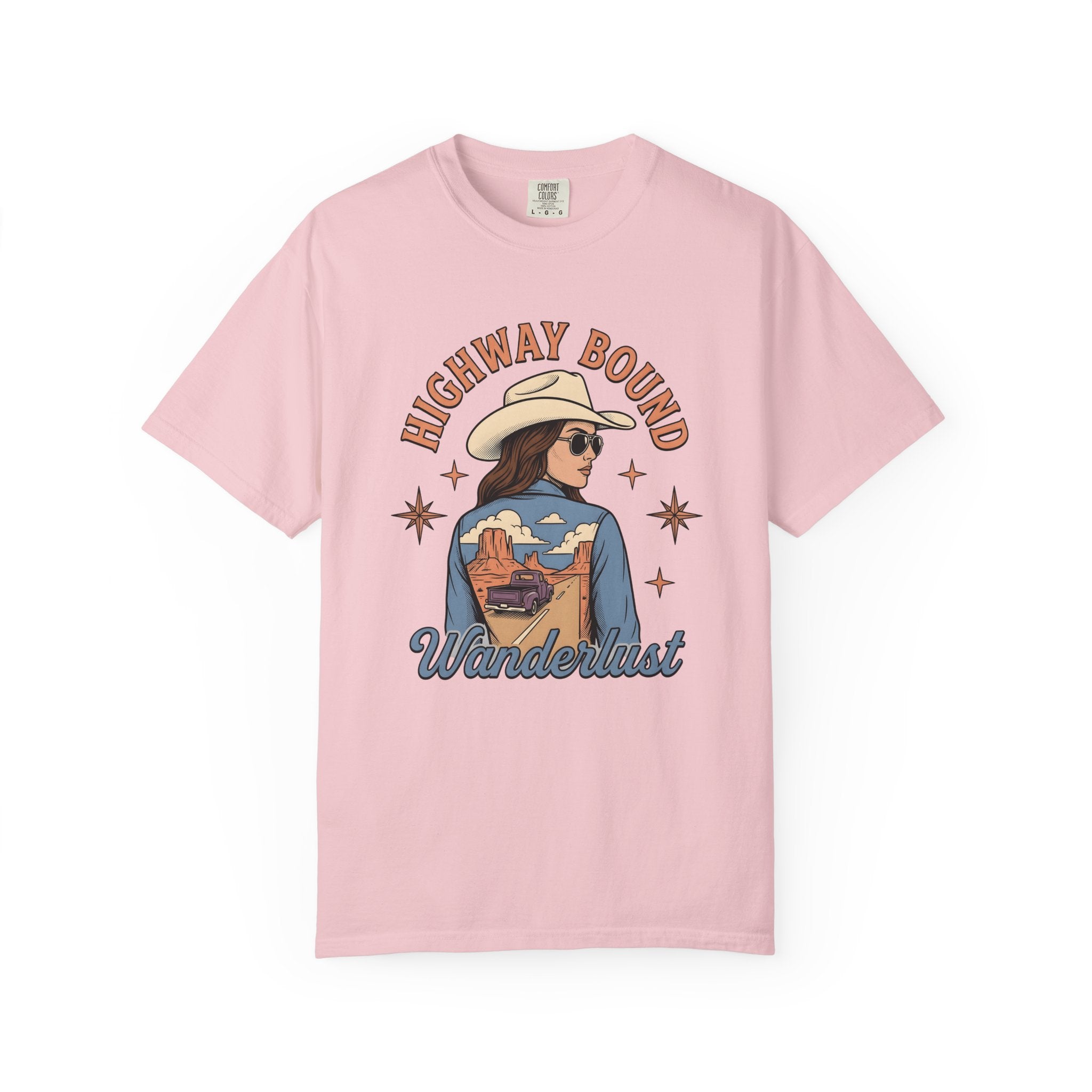 Cowgirl Graphic Shirt Cowgirl Adventure Gift Women Vintage Tee Western T-Shirt Cowboy Fan Retro Tshirt Explorer Graphic Retro Desert Truck