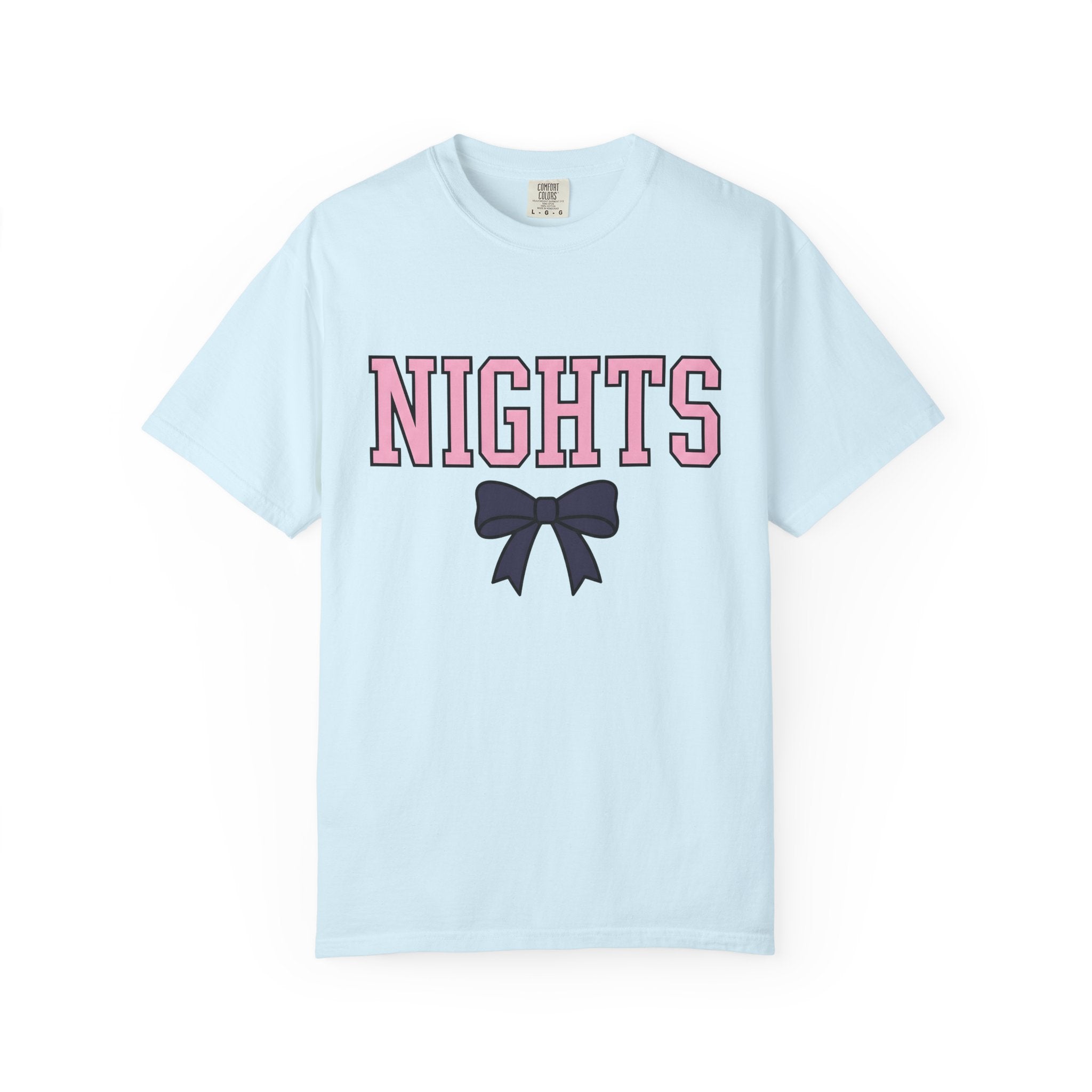 Bow Graphic Shirt Nurses Aesthetic Gift Women Bold Tee Ribbon T-Shirt Nurse Enthusiast Graphic Tshirt Visual Design Minimal Pastel Tshirt