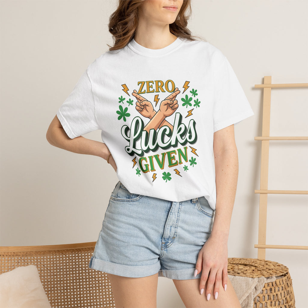 Crossed Fingers Shirt St Patrick's Day Jokes Gift Women Cartoon Tee Hand Sign T-Shirt Luck Fan Hand Gesture Tshirt Pun Graphic Vintage