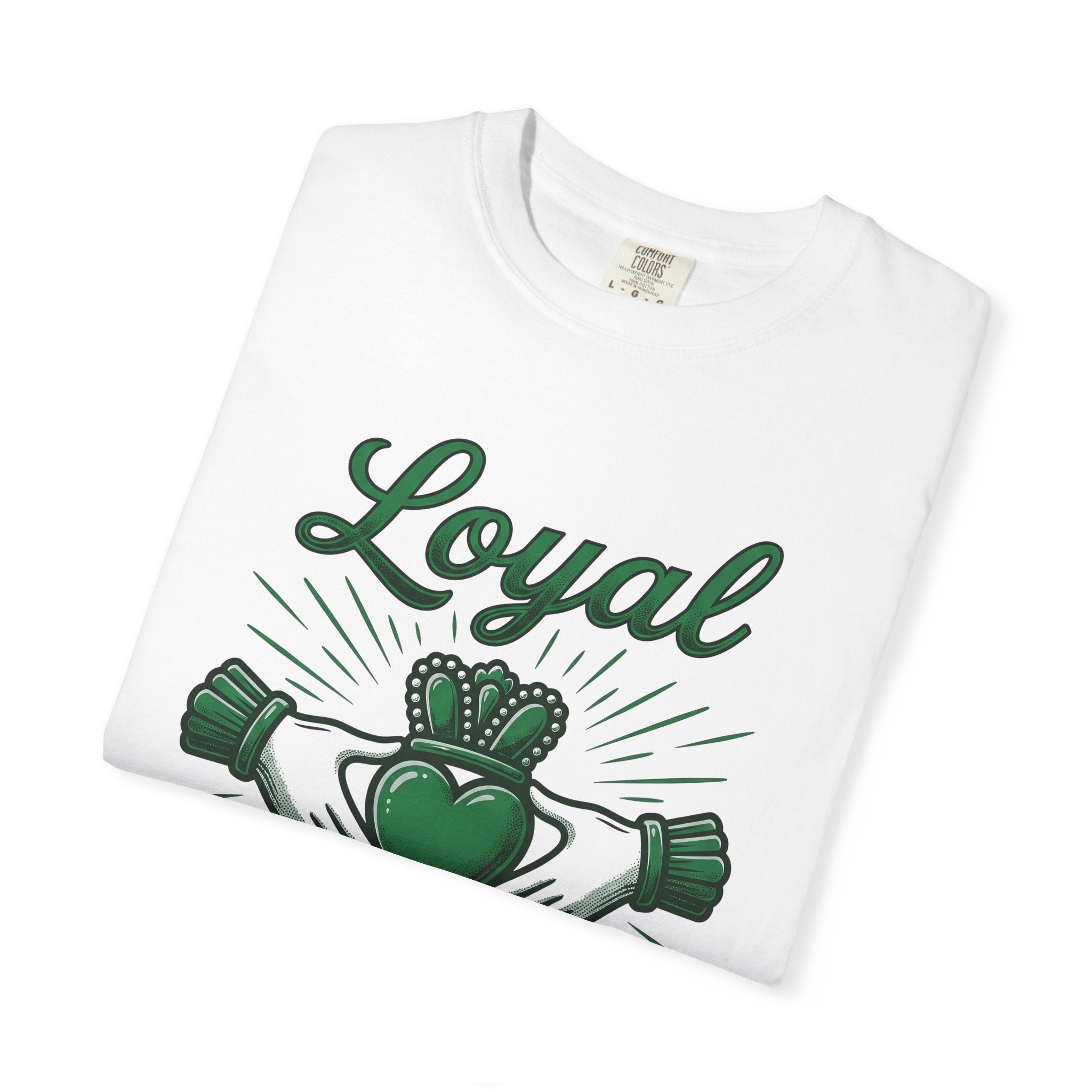 Claddagh Heart Shirt St Patrick's Day Irish Gift Women Vintage Tee Heart Symbol T-Shirt Shamrock Fan Celtic Graphic Tshirt Hand Drawn Crown