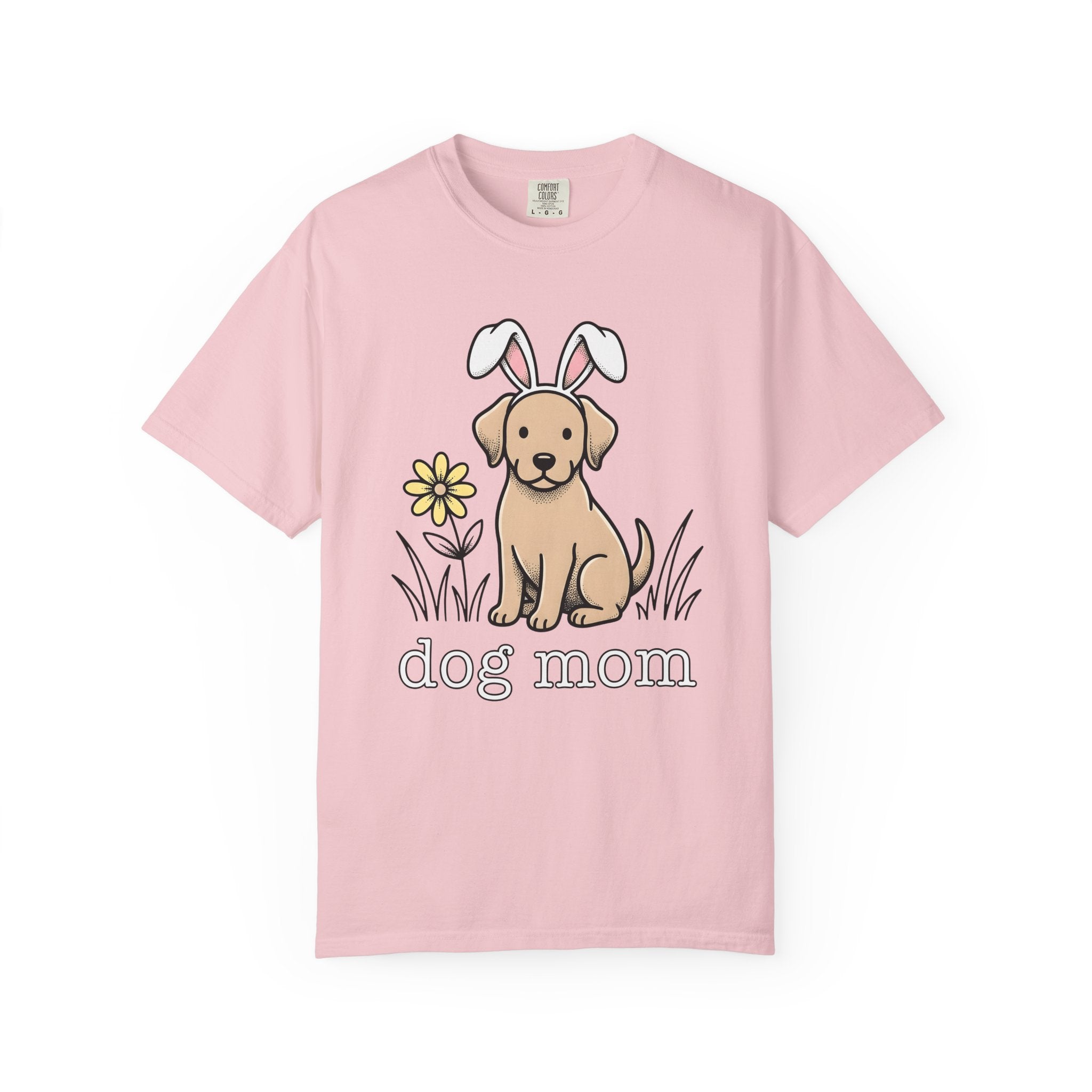 Canine Bunny Ears Shirt Easter Pet Care Gift Women Animation Tee Dog T-Shirt Easter Fan Cartoon Tshirt Pet Grooming Graphic Classic Floral
