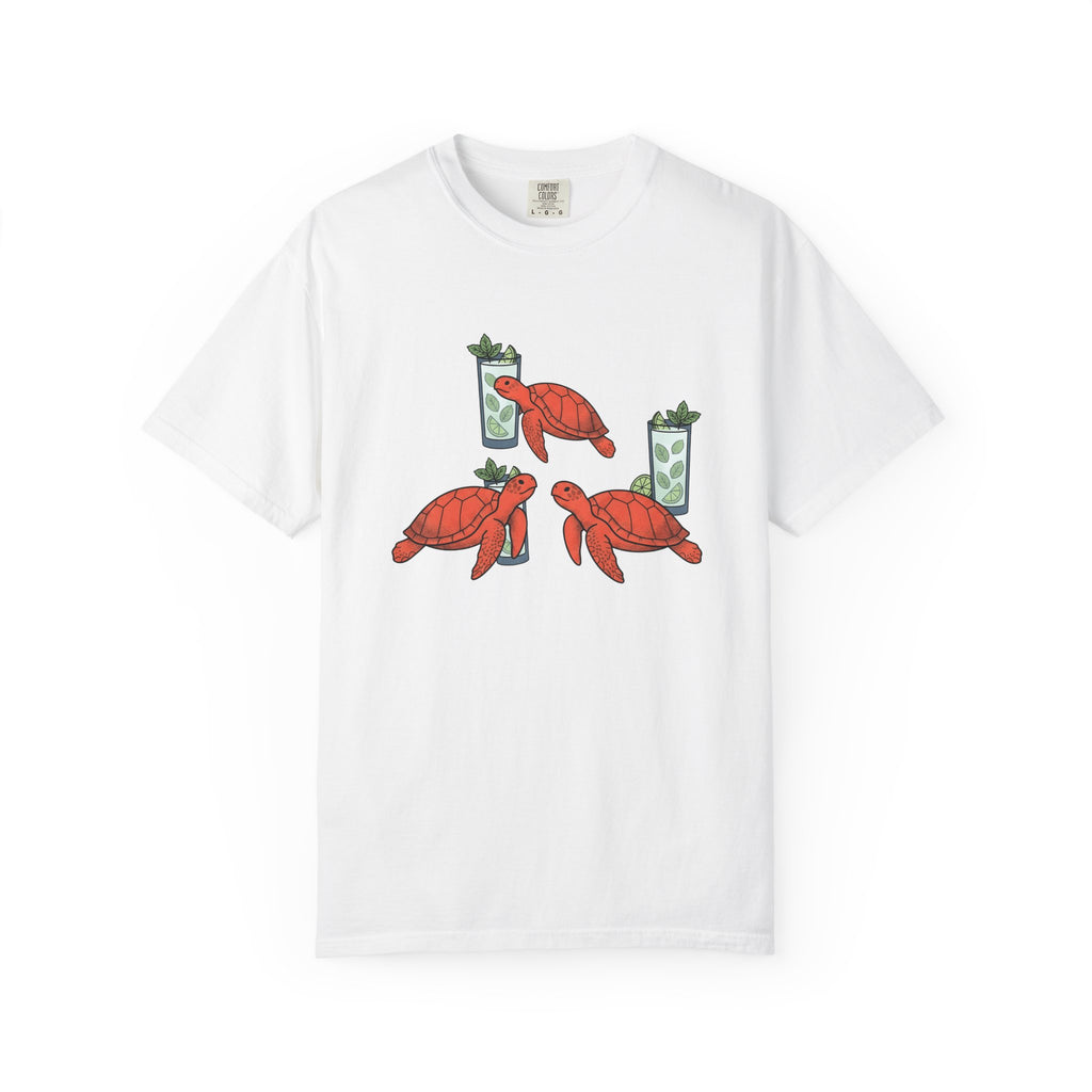 Sea Turtle Shirt Turtle Animal Gift Women Cartoon Tee Turtle T-Shirt Turtle Fan Turtle Graphic Retro Drink Tshirt