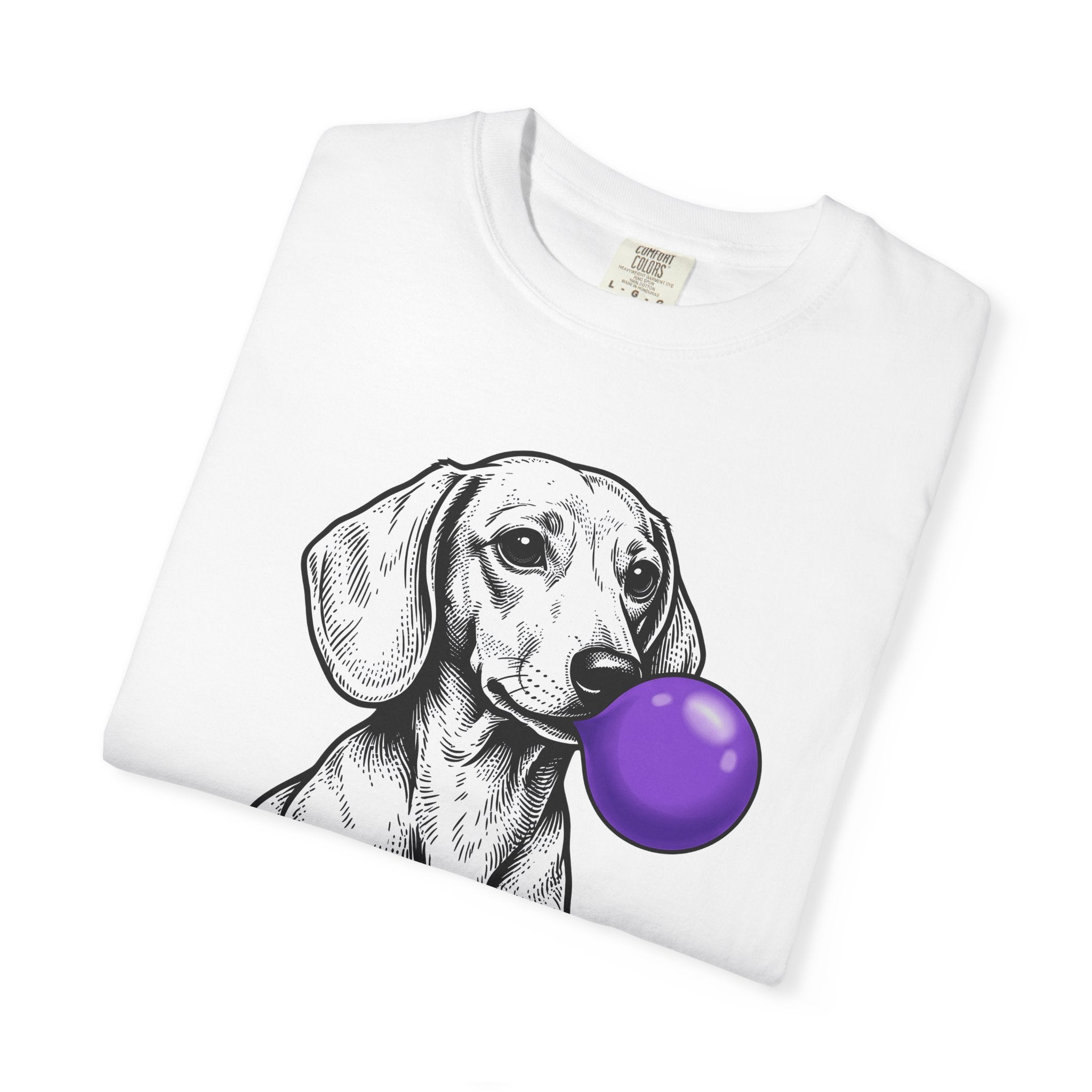 Dachshund Pet Shirt Dog Dog Gift Women Cartoon Tee Wiener Dog T-Shirt Dog Fan Hound Tshirt Canine Graphic Hand Drawn Gum Tshirt