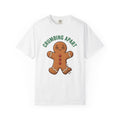 Gingerbread Biscuit Shirt Holiday Festive Gift Women Comic Tee Gingerbread Man T-Shirt Christmas Fan Cartoon Tshirt Merry Graphic Retro