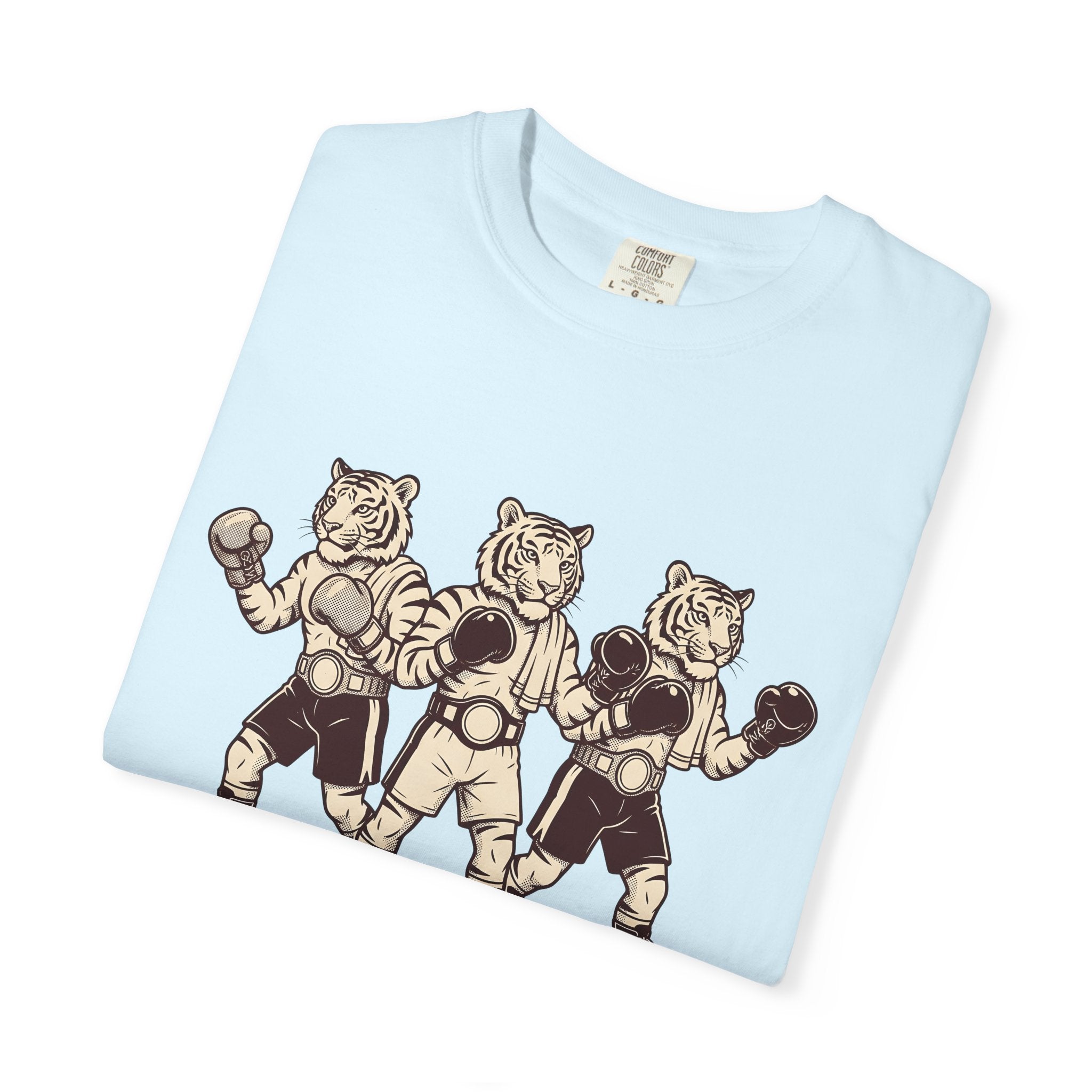 Boxing Cat Shirt Sports Creatures Gift Women Nostalgic Tee Fighting Cat T-Shirt Athlete Fan Boxer Graphic Creature Graphic Outline Sparring