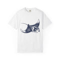 Manta Ray Shirt Animals Underwater Gift Women Classic Tee Devil Ray T-Shirt Wildlife Fan Sea Creature Tshirt Submarine Graphic Doodle Ocean