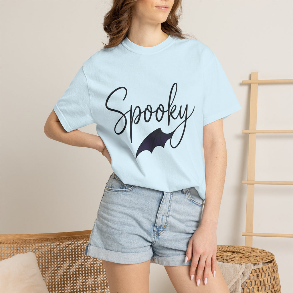 Bat Icon Shirt Halloween Dark Gift Women Cheerful Tee Vampire T-Shirt Horror Fan Gothic Graphic Tshirt Clean Wing Tshirt