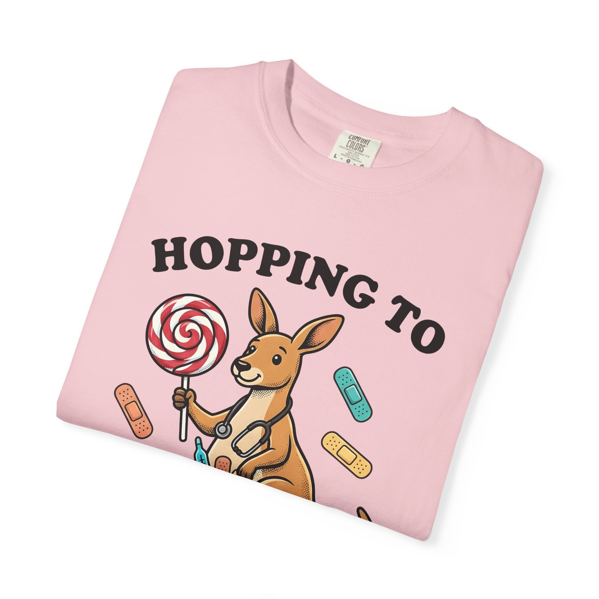 Kangaroo Nurse Shirt Nurses Wildlife Gift Women Comic Tee Roo T-Shirt Nursing Enthusiast Cartoon Tshirt Animal Graphic Vintage Stethoscope