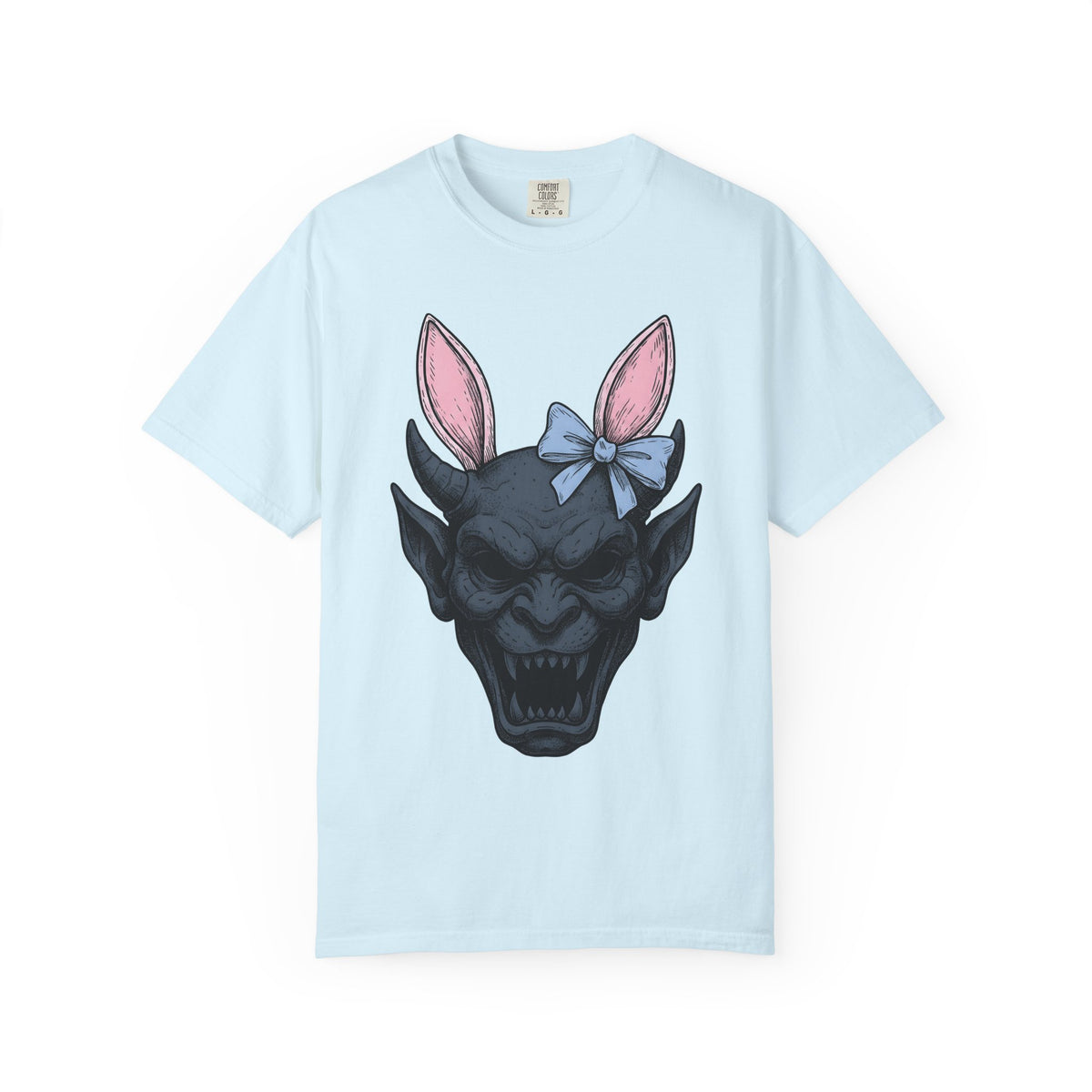 Imp Bunny Ears Shirt Easter Scary Unisex Gift Spooky Tee Bunny Ears T-Shirt