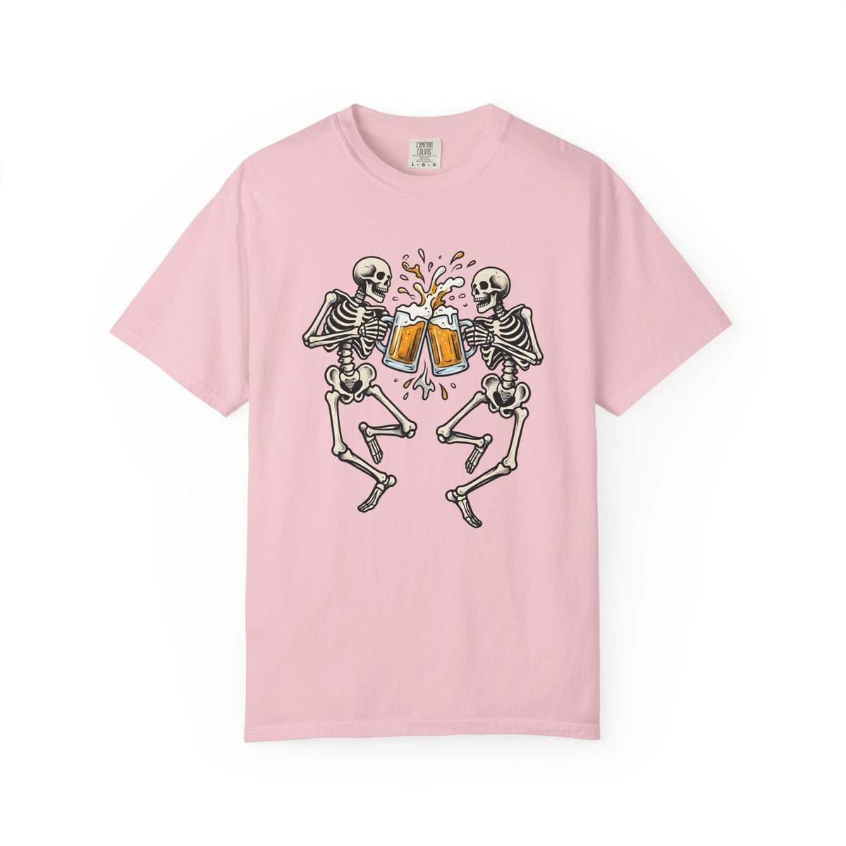 Skeleton Ale Shirt Boho Chic Fall Unisex Gift Traditional Tattoo Tee Beer
