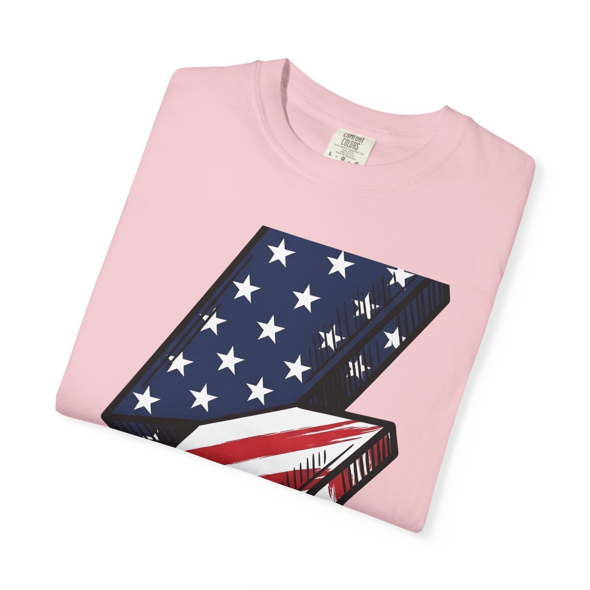 American Lightning Bolt Shirt 4th Of July Independence Gift Women Digital Art Tee Lightning T-Shirt Patriot Fan Graphic Tshirt Freedom