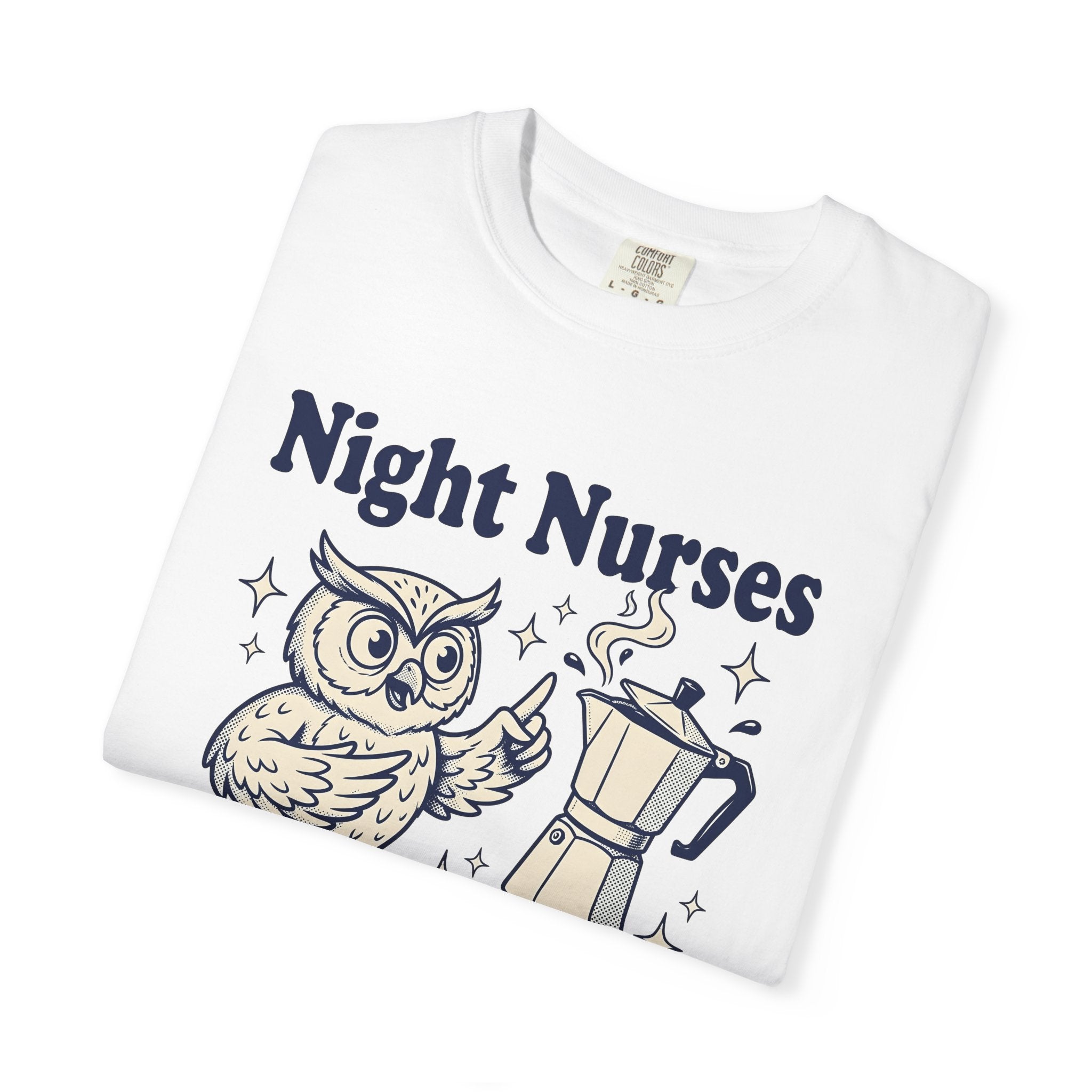 Owl Coffee Brewer Shirt Nurses Caffeine Gift Women Rustic Tee Coffee Maker T-Shirt Nurse Enthusiast Country Tshirt Caffeine Graphic Doodle
