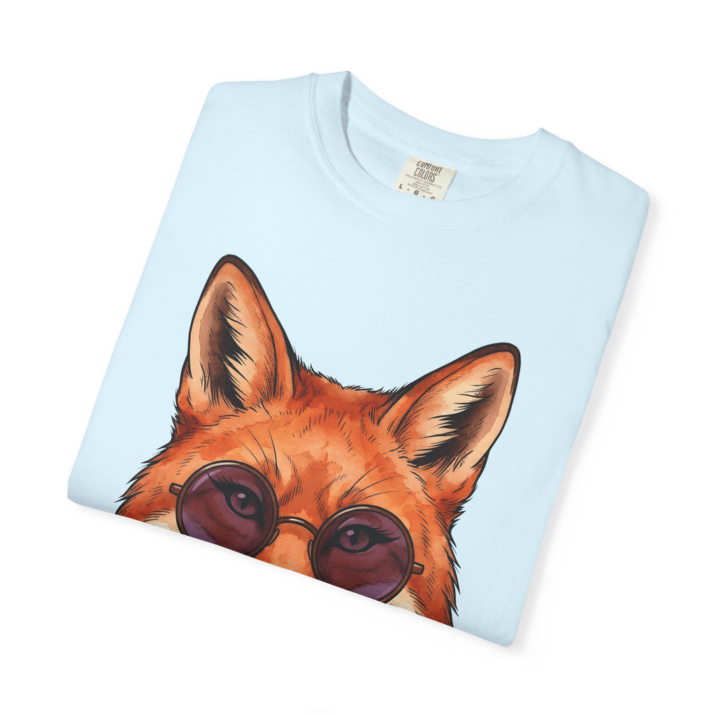 Fox Face Shirt Moms Animal Gift Women Boho Tee Fox T-Shirt Mother Fan Vixen Tshirt Wildlife Graphic Vintage Sunglasses Tshirt