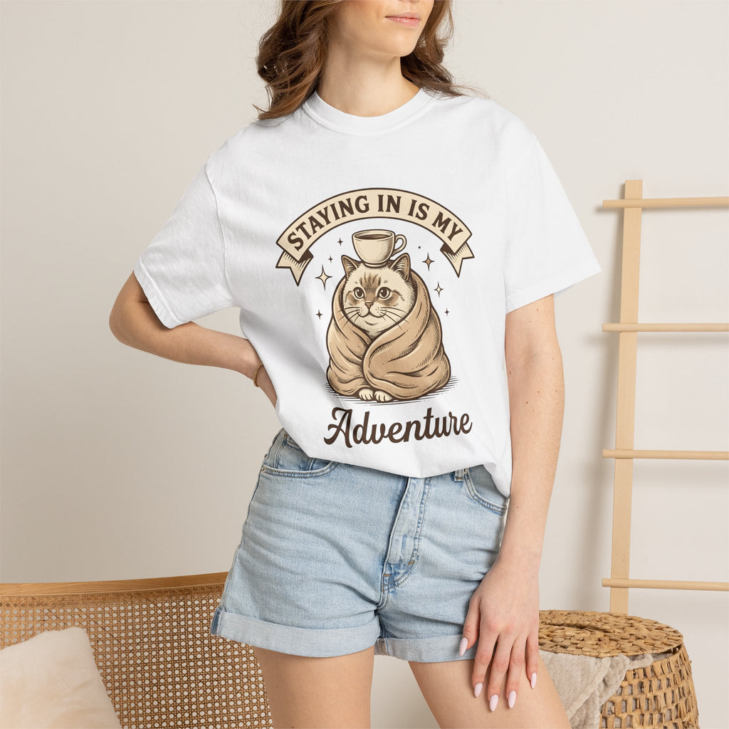 Comfortable Cat Shirt Cat Houseware Gift Women Retro Tee Kitty T-Shirt Feline Fan Vintage Tshirt Home Design Sketch Mug Tshirt