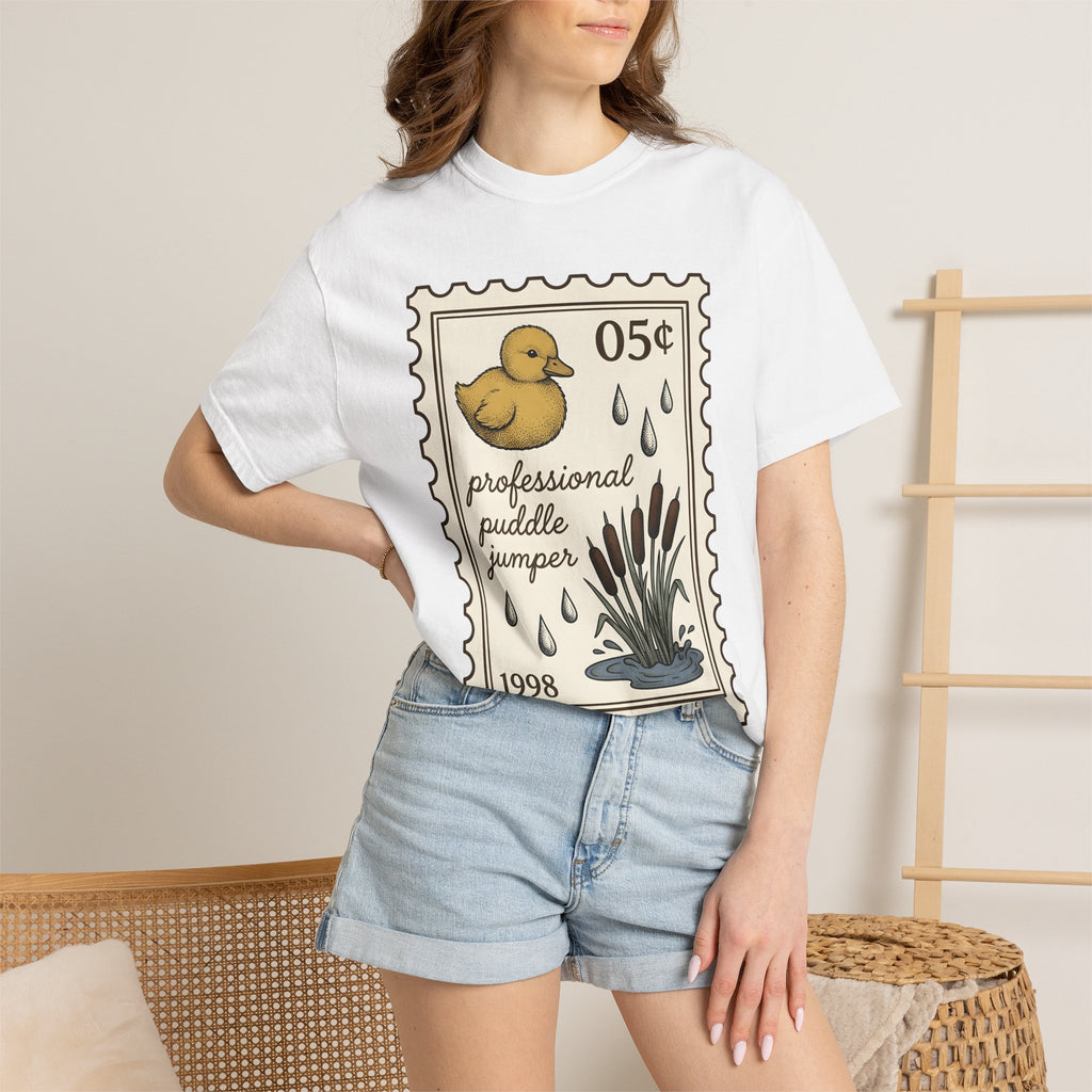 Duck Stamp Shirt Easter Animal Gift Women Vintage Tee Stamp T-Shirt Easter Fan Wildlife Tshirt Retro Tshirt Creature Graphic Hand Drawn
