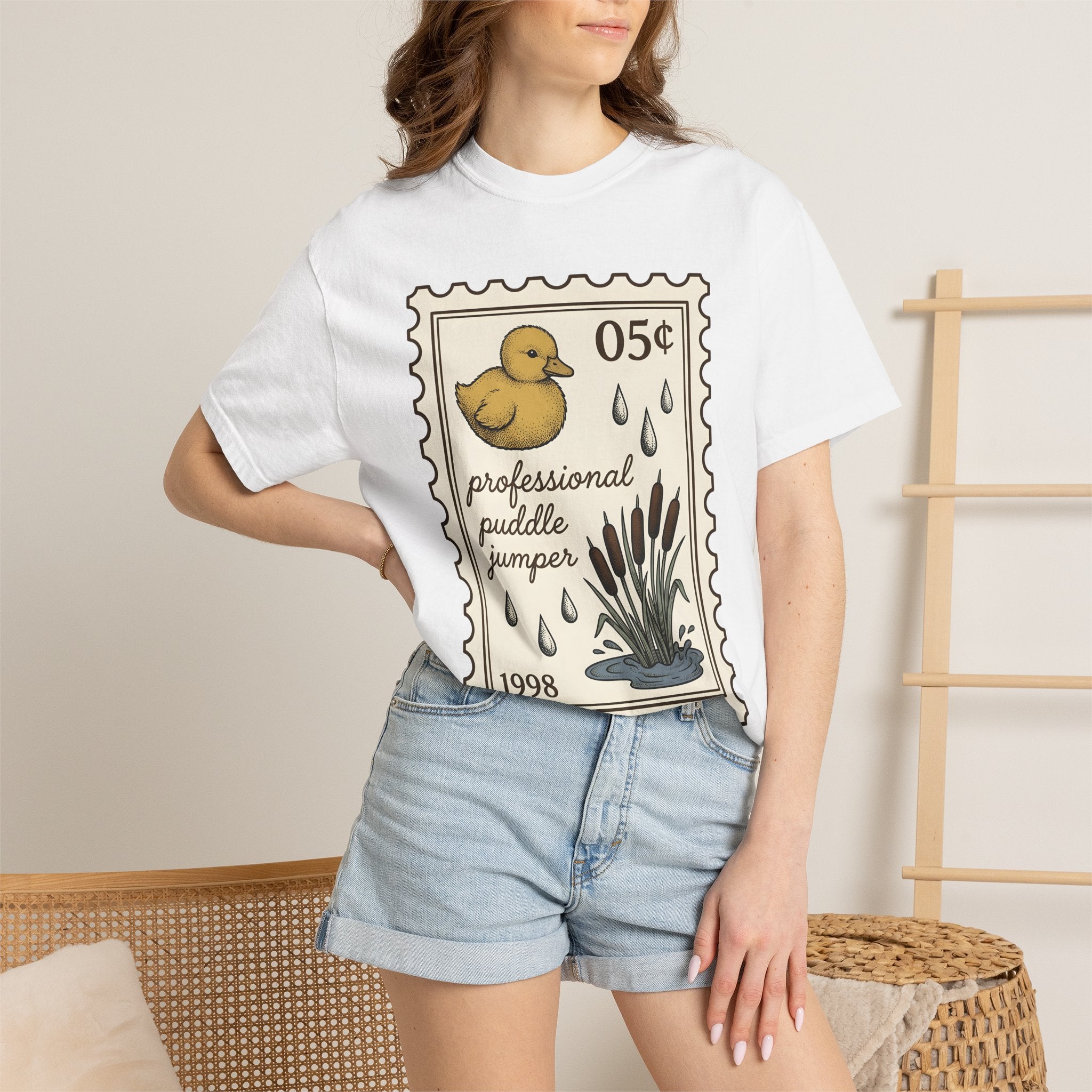 Duck Stamp Shirt Easter Animal Gift Women Vintage Tee Stamp T-Shirt Easter Fan Wildlife Tshirt Retro Tshirt Creature Graphic Hand Drawn