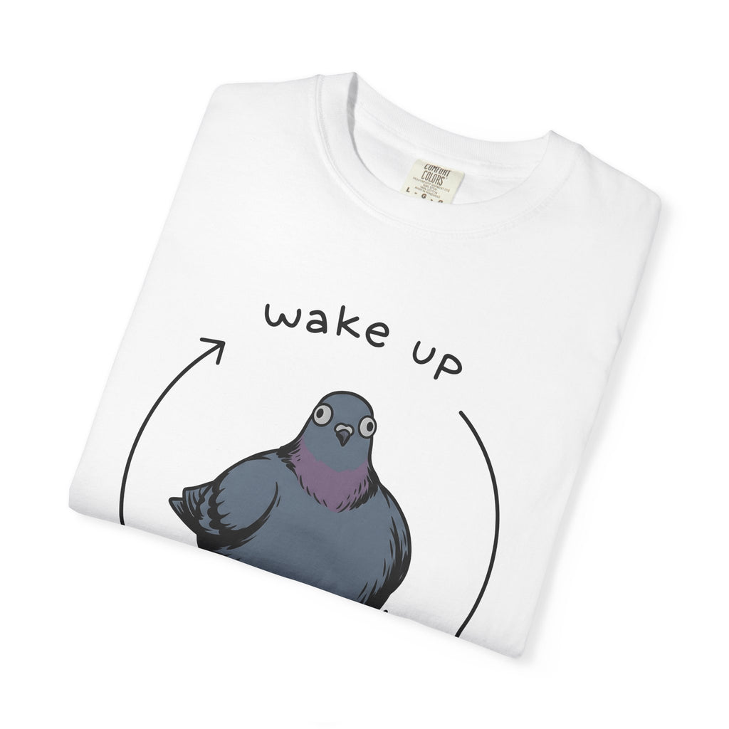 Bird Drawing Shirt Funny Creature Gift Women Animated Tee Bird T-Shirt Comedy Fan Cartoon Tshirt Beast Graphic Scribble Pointers Tshirt