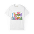 Daisy Bloom Font Shirt Moms Kid Care Gift Women Hippie Tee Floral Typography T-Shirt Motherhood Fan Boho Tshirt Childcare Graphic Old School