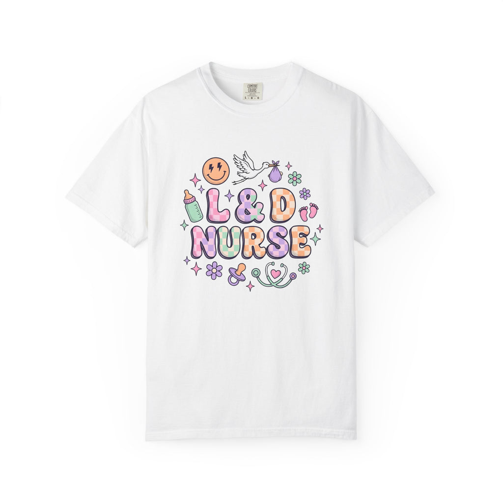 Stork Infant Shirt Nurse Baby Care Gift Women Playful Tee Baby T-Shirt Nursing Enthusiast Cute Tshirt Parenting Graphic Old School Nipple