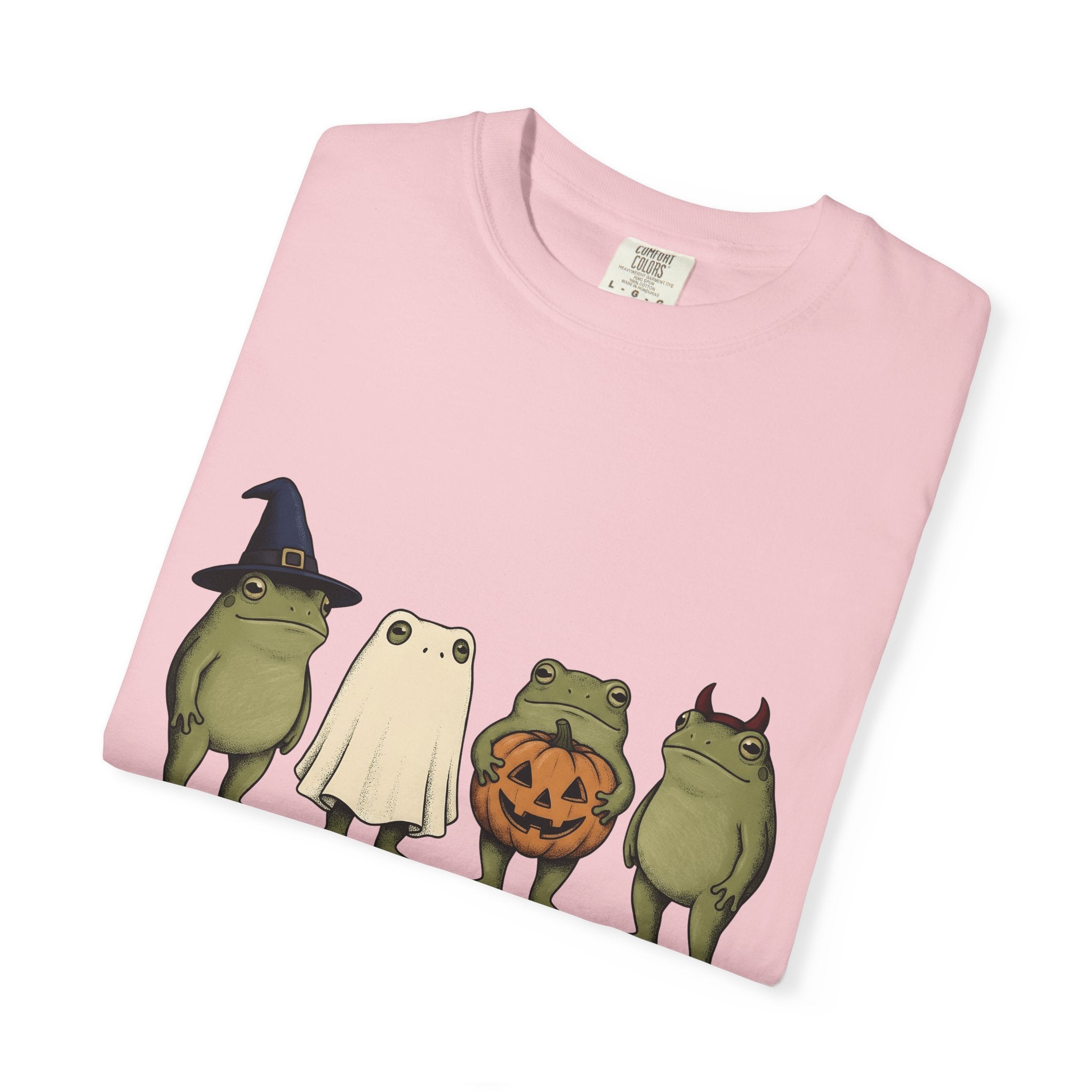 Frog Costumes Shirt Halloween Animal Gift Women Cartoon Tee Toad T-Shirt Halloween Fan Comic Tshirt Creature Graphic Vintage Pumpkin Tshirt