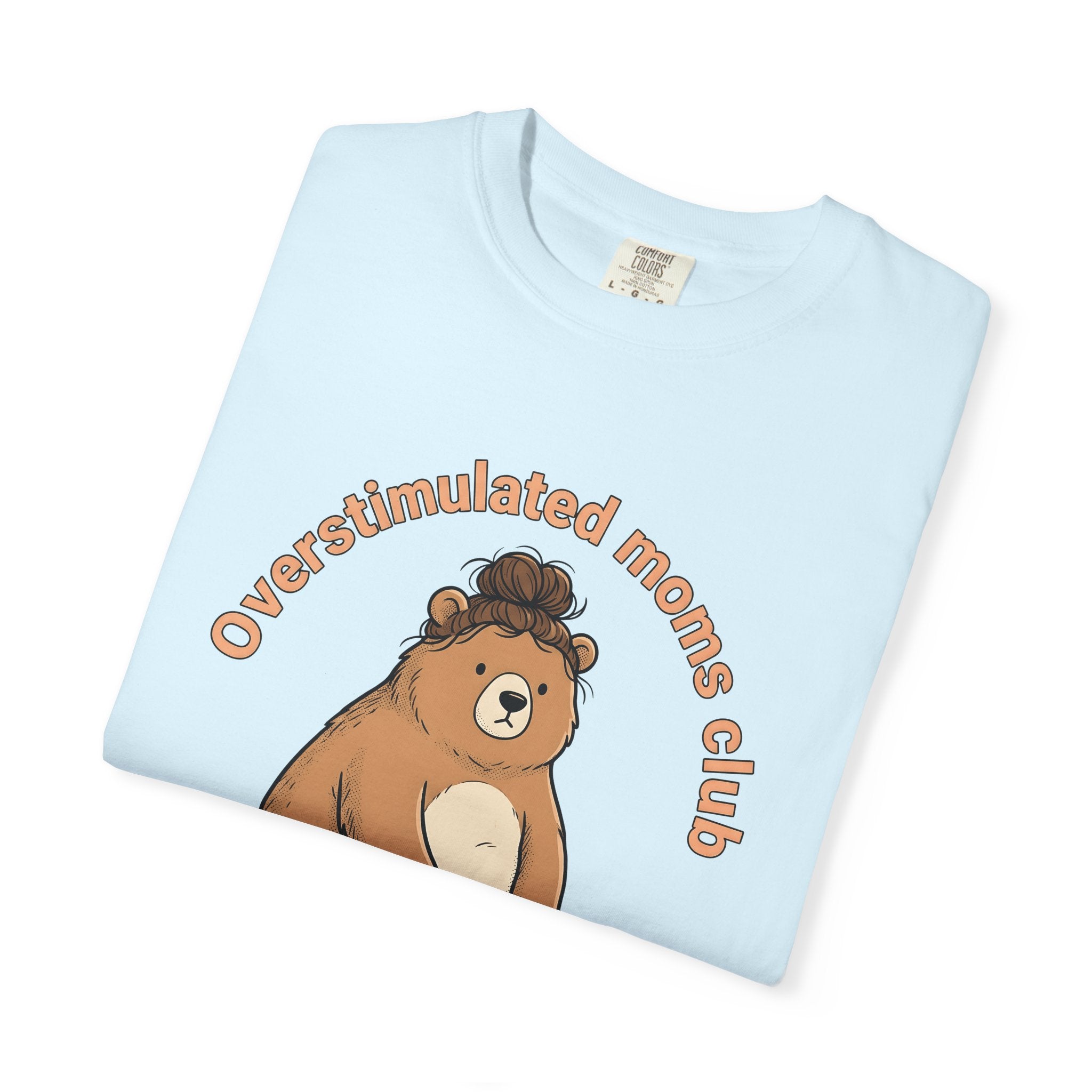 Bear Mom Shirt Moms Family Gift Women Cute Tee Mama Bear T-Shirt Mom Fan Mother Tshirt Clan Graphic Hand Drawn Topknot Tshirt
