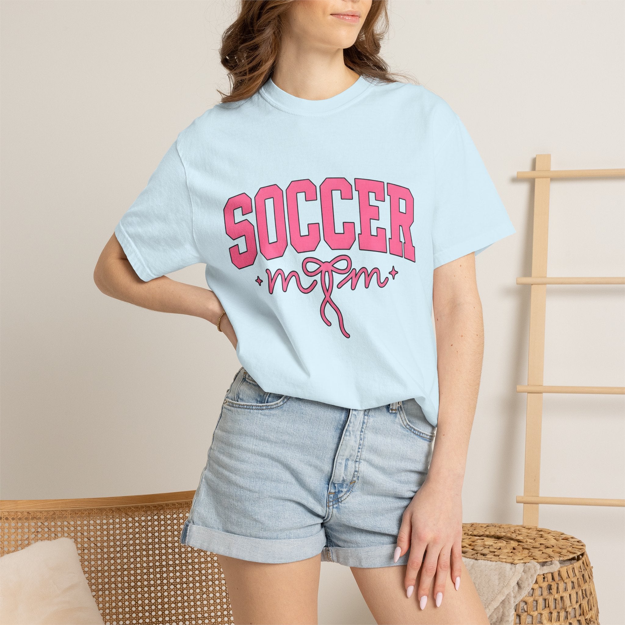 Bow Star Shirt Mom Fitness Gift Women Modern Tee Starburst T-Shirt Motherhood Enthusiast Contemporary Tshirt Workout Graphic Vintage Game