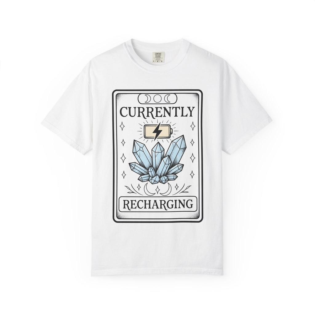 Gemstone Cluster Shirt Boho Chic Wellness Gift Women Fantasy Tee Crystal T-Shirt Bohemian Enthusiast Mystical Tshirt Self Care Graphic