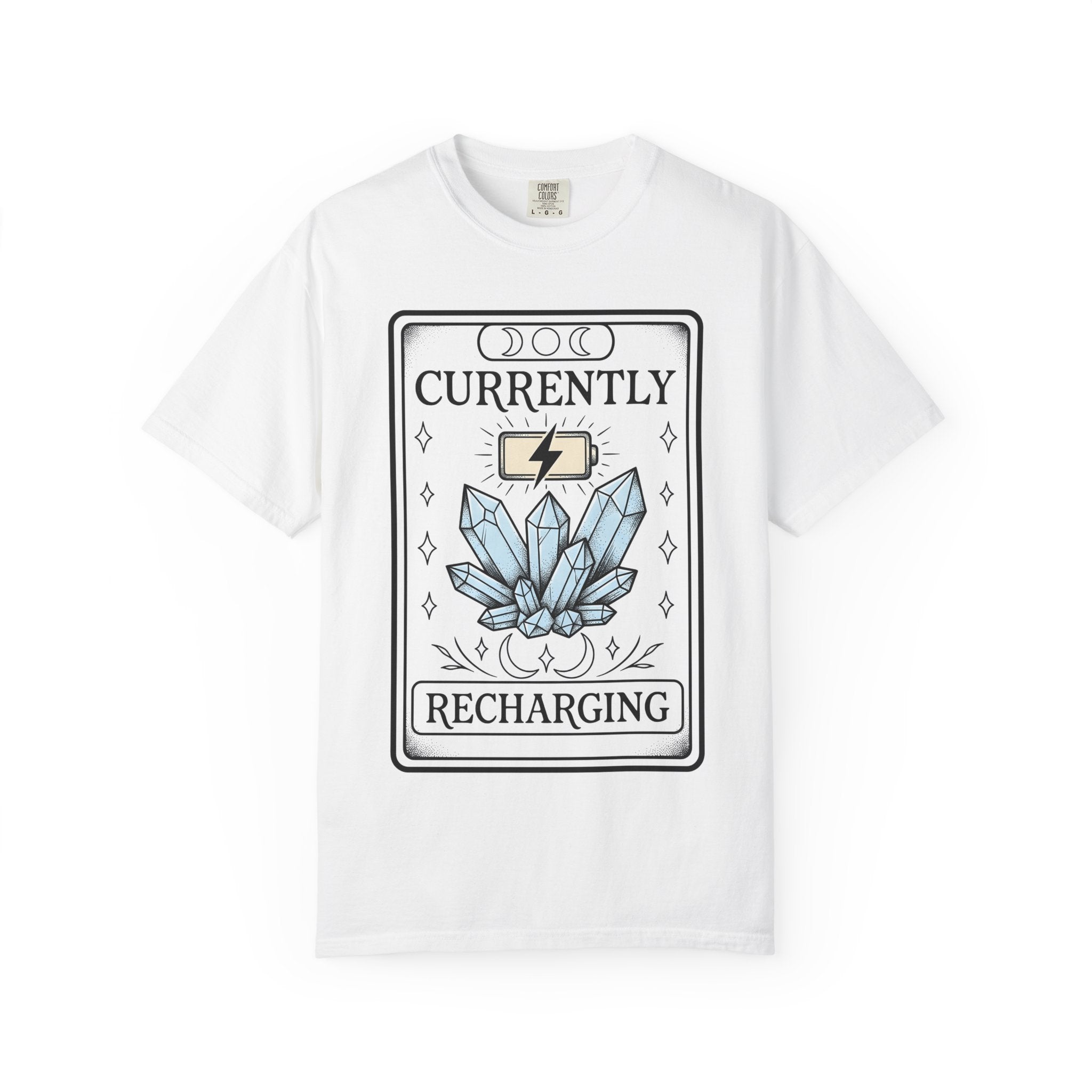 Gemstone Cluster Shirt Boho Chic Wellness Gift Women Fantasy Tee Crystal T-Shirt Bohemian Enthusiast Mystical Tshirt Self Care Graphic