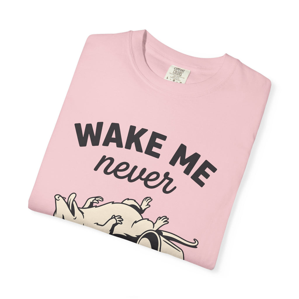 Opossum Coffee Shirt Coffee Humor Gift Women Cartoon Tee Possum T-Shirt Coffee Fan Comic Tshirt Funny Graphic Vintage Spilled Mug Tshirt