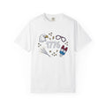 Bald Eagle Shirt America 4Th Of July Patriotic Gift Women Doodle Tee Eagle T-Shirt American Fan Eagle Tshirt Star Graphic Vintage Popsicle