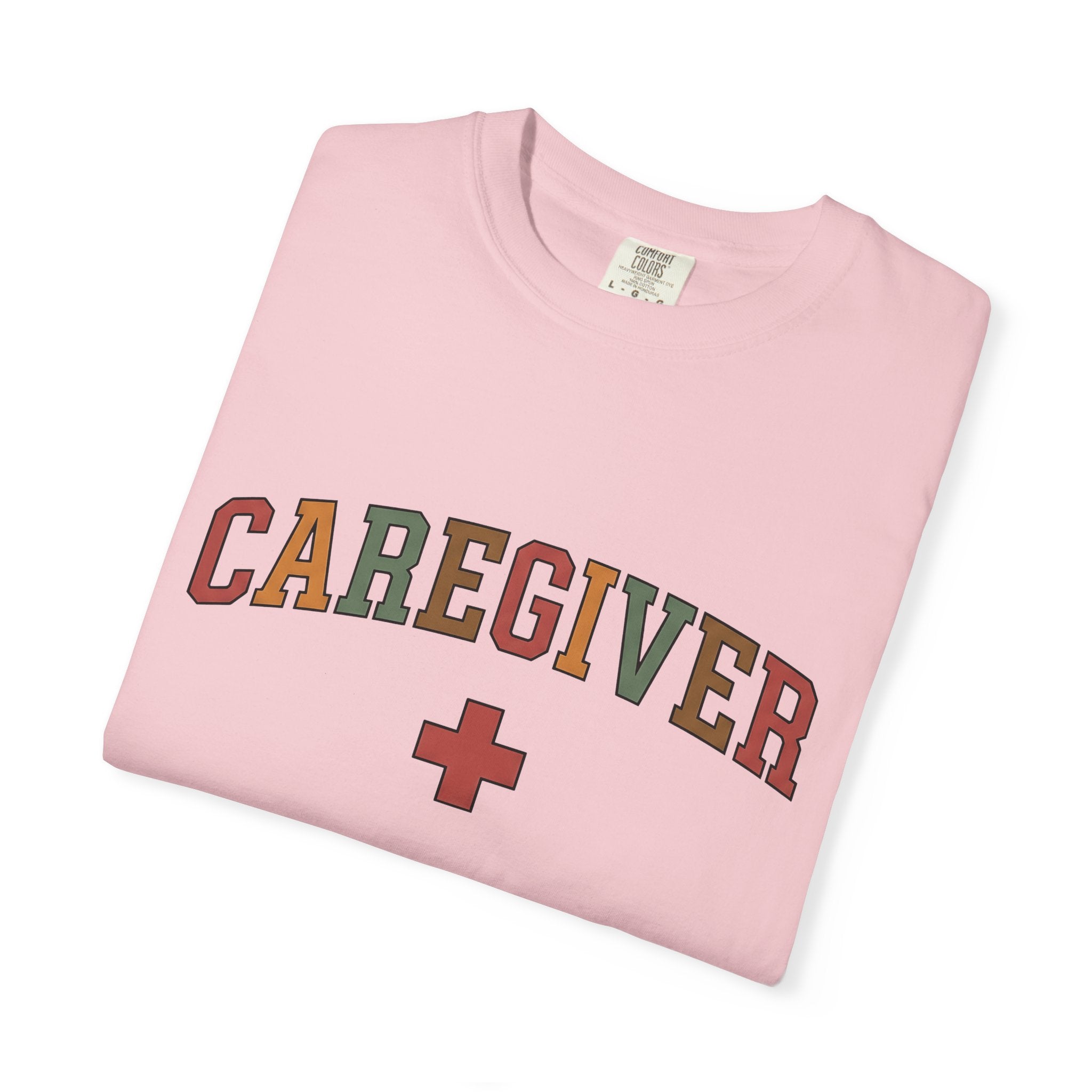 Caregiver Art Shirt Nurses Medical Gift Women Heavy Tee Caregiver T-Shirt Nurse Enthusiast Grunge Tshirt Healthcare Graphic Classic Medic
