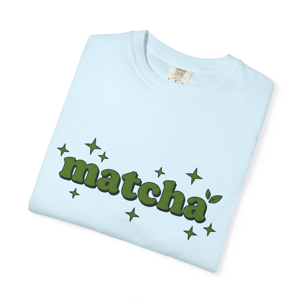 Matcha Quote Shirt Drinks Cooking Gift Women Doodle Tee Green Tea T-Shirt Beverage Fan Hand Drawn Tshirt Culinary Graphic Old School Shines