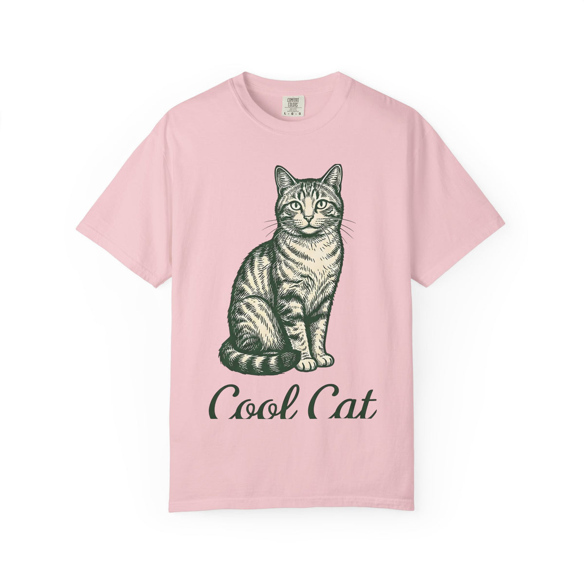 Orange Cat Shirt Cat Wildlife Gift Women Retro Tee Kitty T-Shirt Cat Fan Vintage Tshirt Wildlife Graphic Doodle Tiger Stripes Tshirt