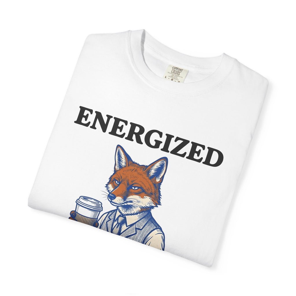 Fox Coffee Mug Shirt Coffee Wildlife Gift Women Retro Tee Mug T-Shirt Coffee Fan Vintage Tshirt Animal Graphic Sketch Blazer Tshirt